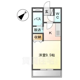 ミレニアムK【2階】の間取り