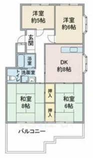 アルス88【4階】の間取り