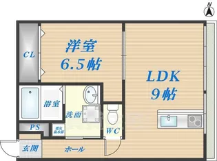 大阪府東大阪市高井田本通1丁目【マンション】の間取り