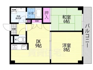 グリーンヴィレッジ吉田【2階】の間取り