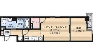 プラネシア烏丸御池【4階】の間取り