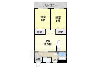 パールレイク廣田【202号室】の間取り