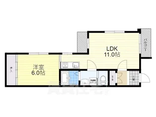 リベラリストコート【405号室】の間取り