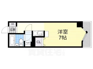 グリーンハイツ浅間町【7階】の間取り