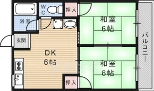 シティハイムドリーム【1階】の間取り