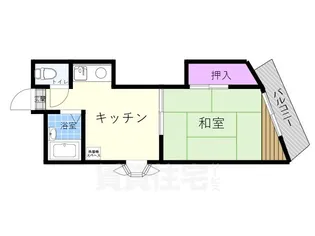 グレイス野里【505号室】の間取り