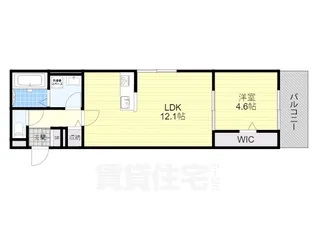 SPARSA(スパサ)【3階】の間取り