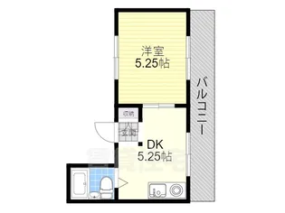 ハイツ・クレイン【1階】の間取り