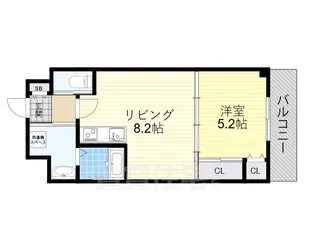 1LDKの間取り画像