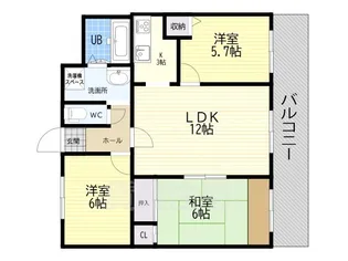 ルミナ21【603号室】の間取り