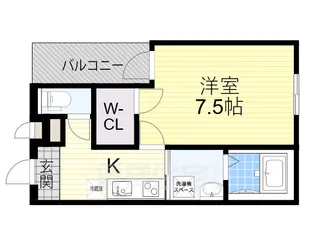 大阪府大阪市旭区赤川2丁目【アパート】の間取り