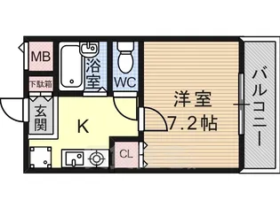 エイト富田林【301号室】の間取り