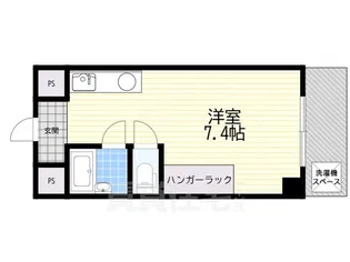 サンナイス浜大津【3階】の間取り