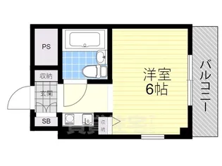 猪名寺パークマンション【5階】の間取り