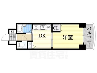 ノルデンハイム東三国【4階】の間取り