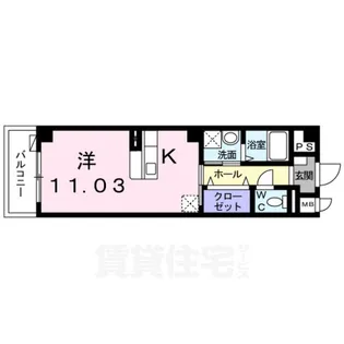 ドミール西大路【2階】の間取り