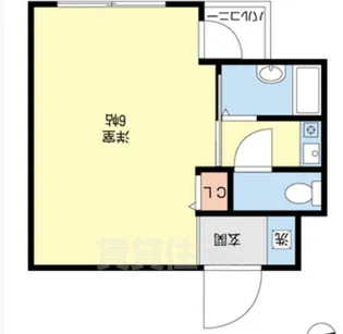 スタシオン大濠公園【2階】の間取り