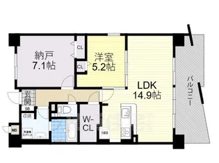 ルーセント菅原【3階】の間取り