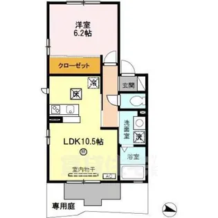 イファルジェンス1【1階】の間取り