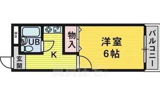 リバティーハウス【3階】の間取り