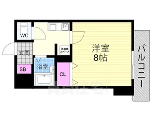 サムティ上堀川【3階】の間取り