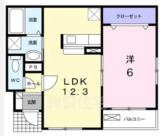 プランテ M【1階】の間取り
