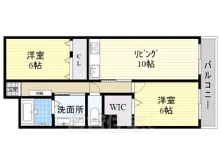 アビコハイム2【2階】の間取り