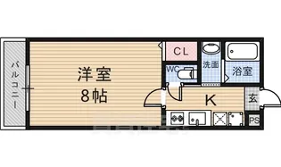 アークリード千本今出川(イマデガワ)【2階】の間取り