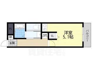 Jクレスト関目【2階】の間取り