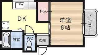 ミスターマンション【2階】の間取り