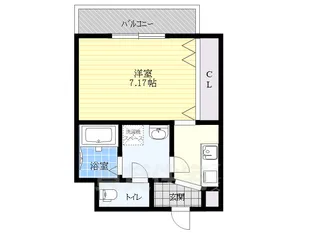 1Kの間取り画像