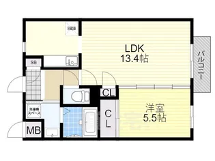 ステージ橘 B棟【1階】の間取り