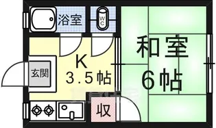 ハイツ春【2階】の間取り