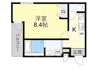 大阪府大阪市旭区赤川2丁目【アパート】の間取り