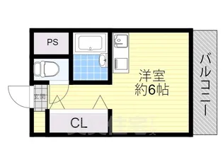 御幸マンション【2階】の間取り
