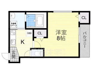 大阪府堺市西区浜寺諏訪森町西3丁【アパート】の間取り