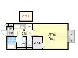 ビクトワール【2階】の間取り