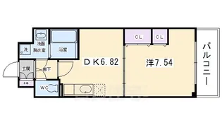 プラネシア星の子京都駅前西【1階】の間取り