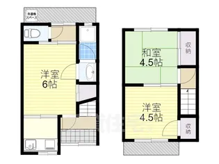 池尻文化西棟【4号室】の間取り