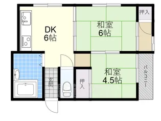 緑町ウエダハイツ【3階】の間取り