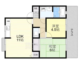 ファミイユ【1階】の間取り