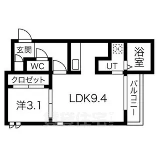 GRANDTIC妙音通【1階】の間取り