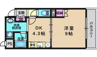 セントポーリア嵯峨野清水町【1階】の間取り