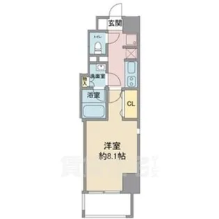 スリーアイランドタワー千種【4階】の間取り