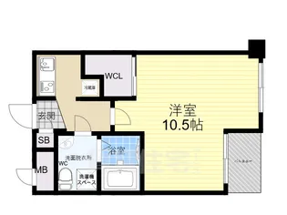 セレニテ甲子園【1階】の間取り