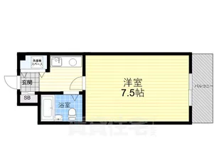 西北チェリーマンション【4階】の間取り