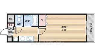 アントワープなかもず【7階】の間取り