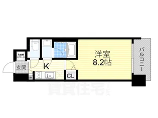 スプランディッド十三本町【13階】の間取り