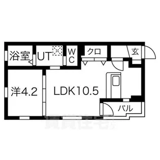 DEVELD菊井 【1階】の間取り