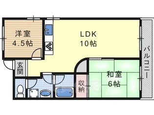 メゾン大邦国分【3階】の間取り